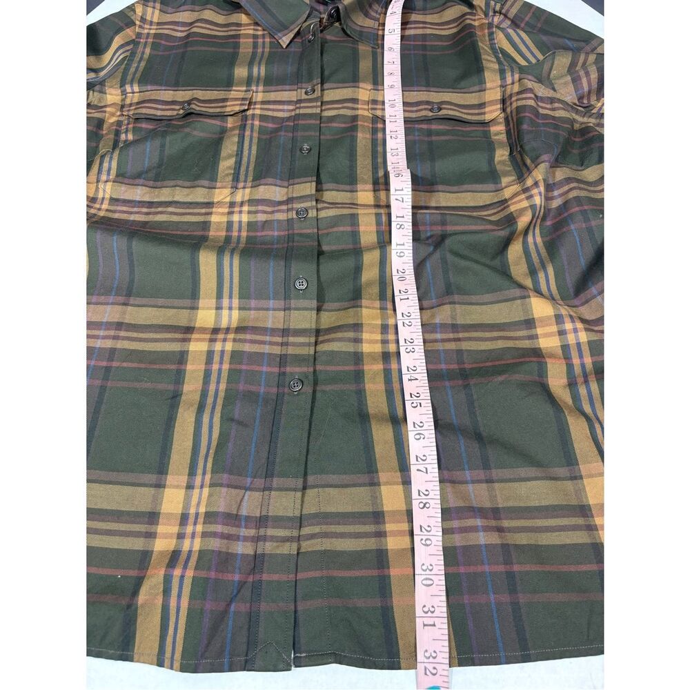 Lauren Ralph Lauren Women’s Button Up Dress Shirt Plaid 3X NWT Elbow Patches - Picture 12 of 12